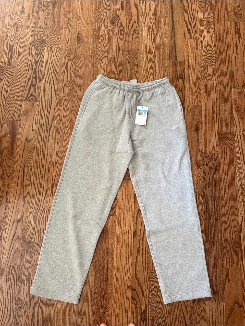 Nike Light Gray Men's Fleece Joggers